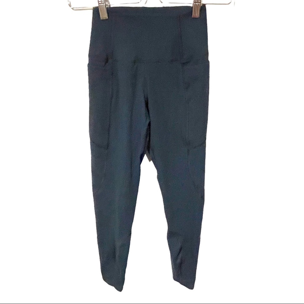 LNDR Size XS Dark Green‎ High Rise Athletic Full Length Legging